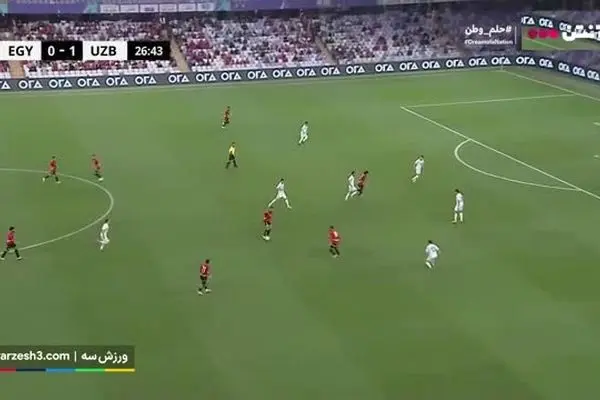 ببینید| برد ازبکستان مقابل مصر؛ درخشش ستاره پرسپولیس جلوی صلاح