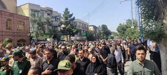 پیکر شهید نارنجی تشییع شد