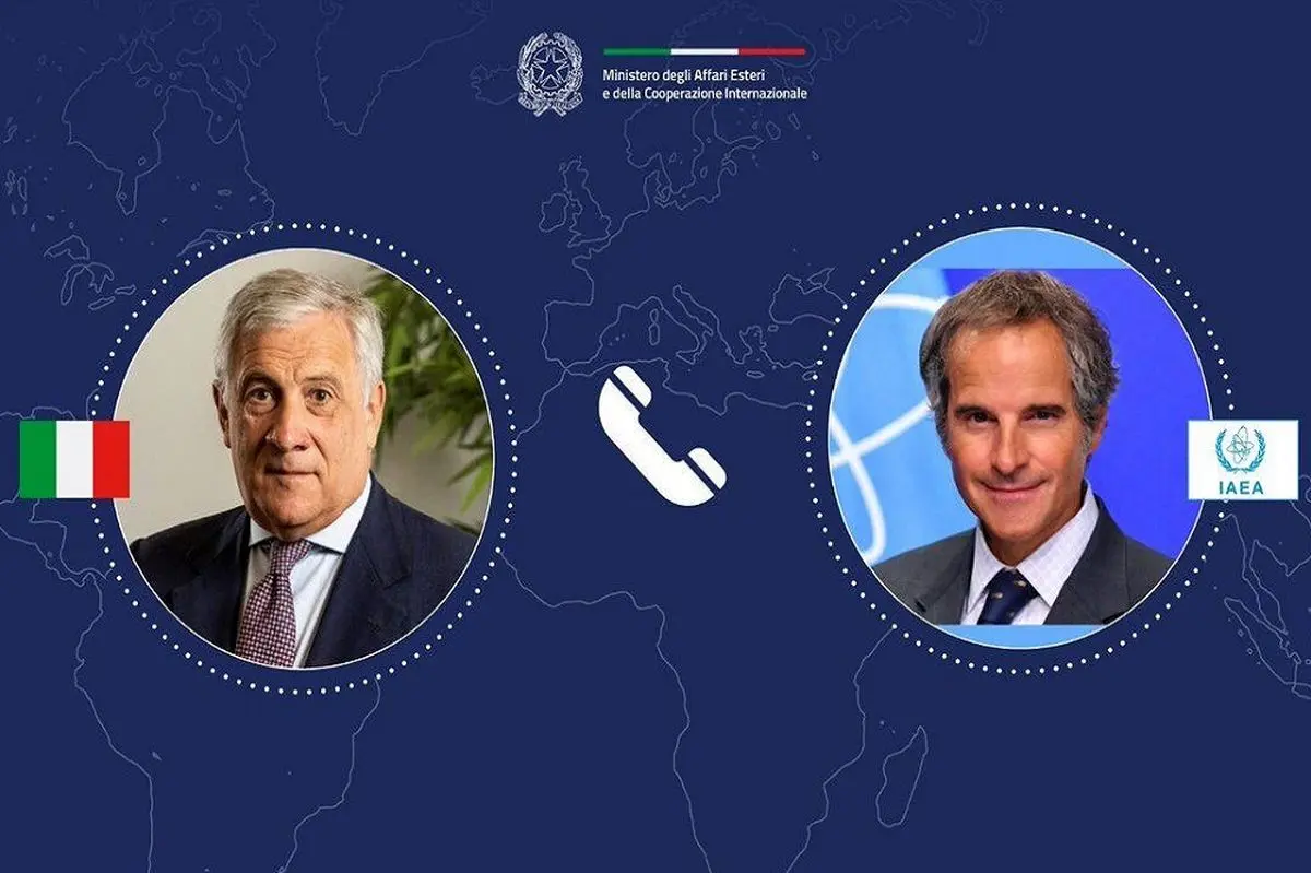 رایزنی وزیر خارجه ایتالیا و گروسی درباره ایران/ تایانی: آماده تسهیل مذاکرات هسته‌ای هستیم