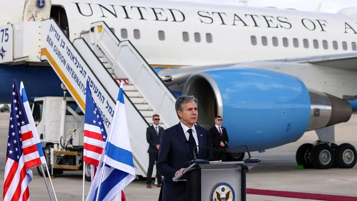 وزیر امور خارجه آمریکا وارد فلسطین اشغالی شد