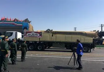 ایران از یک موشک بالستیک رونمایی کرد