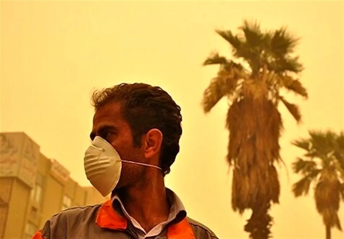 گرد و غبار در خوزستان ۶۱۲ نفر را راهی مراکز درمانی کرد