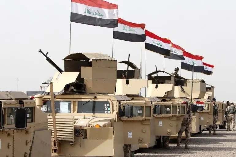 درگیری نیروهای امنیتی با تروریست‌های داعش در شمال بغداد 