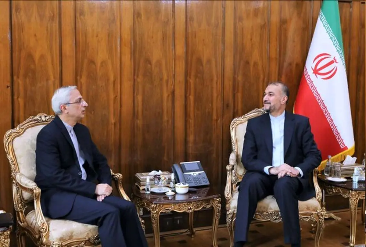 دیدار سفیر ایران در سنگاپور با امیر عبداللهیان