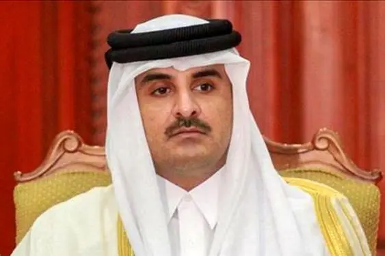 طرز نشستن عجیب امیر قطر مقابل ابراهیم رئیسی + عکس