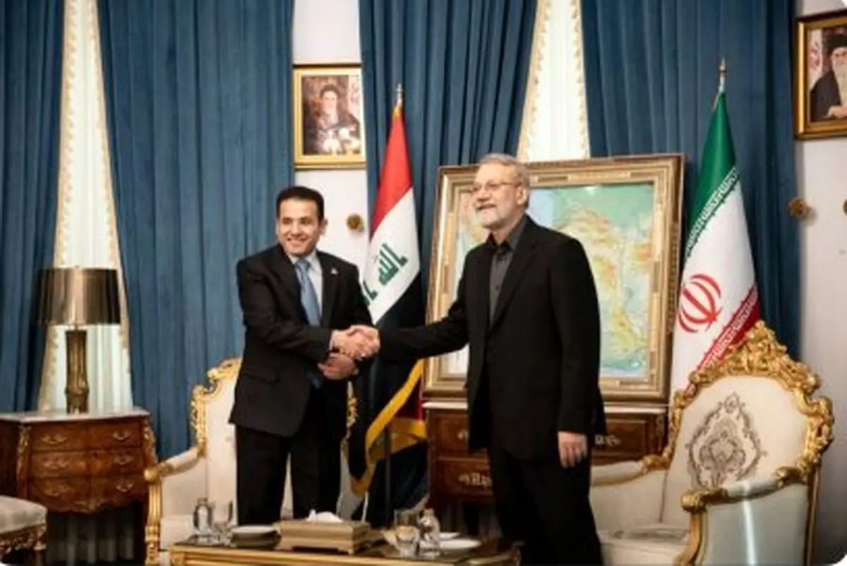 دیدار و گفت‌گوی الاعرجی با لاریجانی