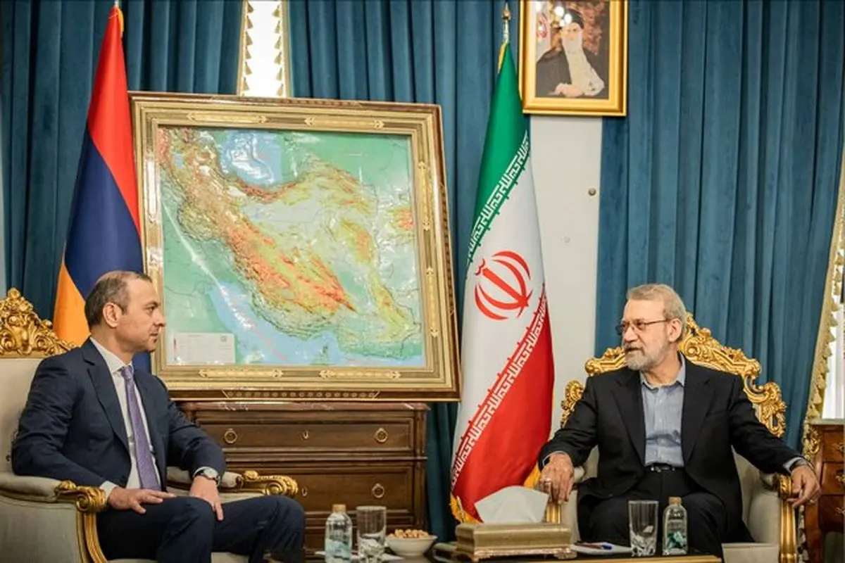لاریجانی در دیدار همتای ارمنستانی: ایران با هرگونه تغییر ژئوپولیتیک منطقه و آسیب به روابط تهران ـ ایروان مخالف است