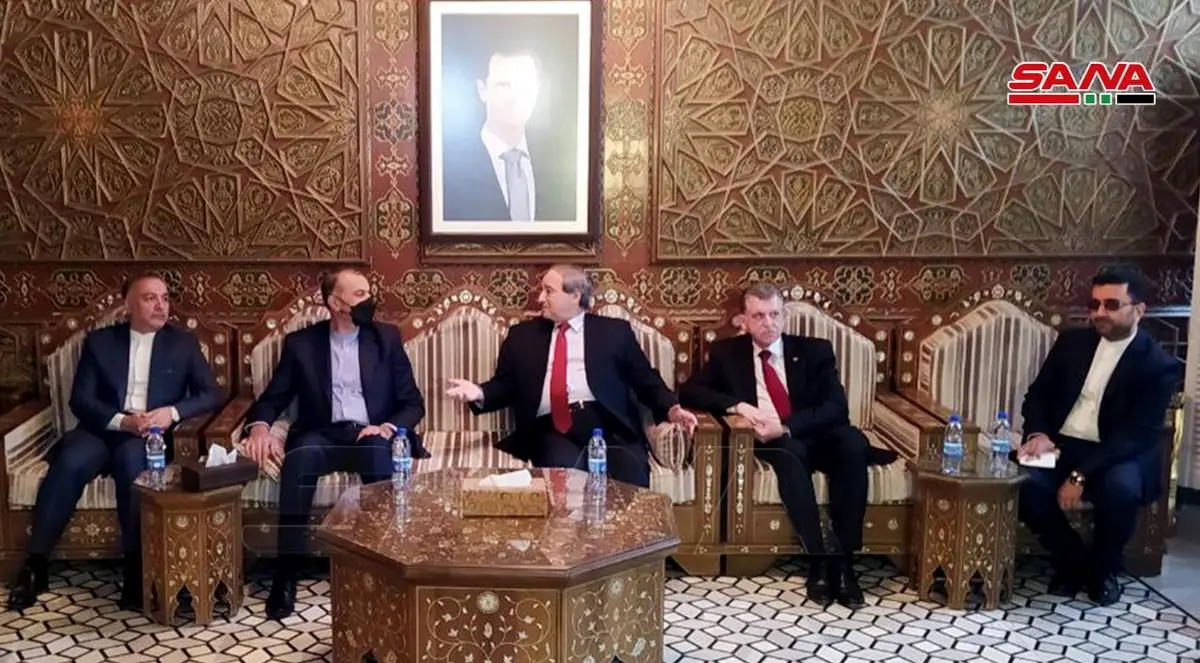 دیدار وزیران خارجه ایران و سوریه در دمشق