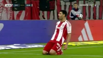 ببینید| گل مهدی طارمی در بازی المپیاکوس مقابل کیفیسیاس