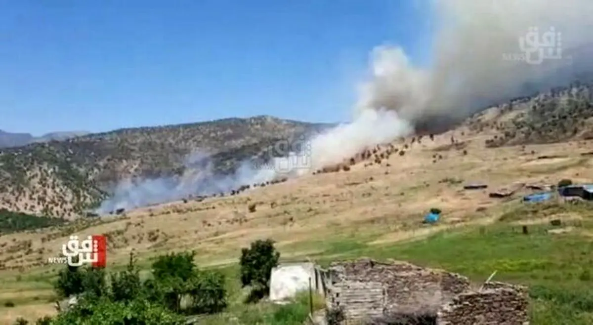بمباران روستای سغیر عراق توسط ترکیه