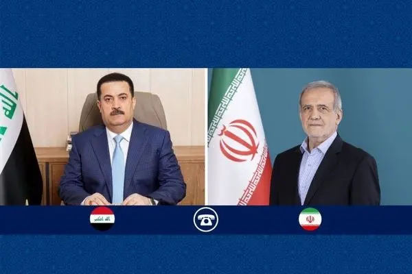 دکتر پزشکیان: برگزاری شکوهمند انتخابات پارلمانی عراق مایه ارتقای عظمت این ملت است/ السودانی: همچنان به دنبال تقویت همکاری‌های دوجانبه و منطقه‌ای با برادران ایرانی خود هستیم