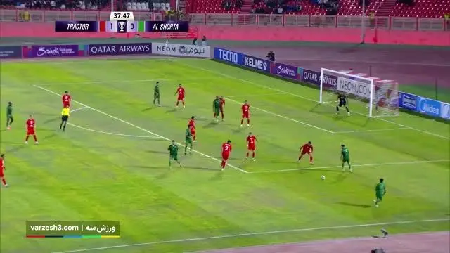 ببینید| خلاصه بازی تراکتور مقابل الشرطه