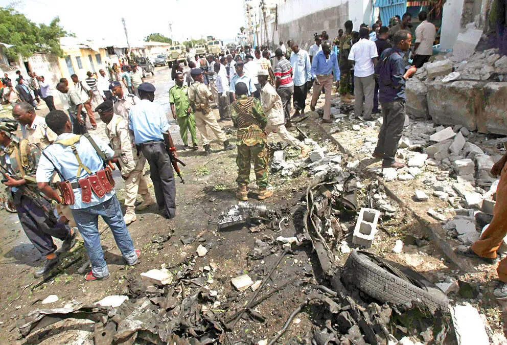شمار کشته‌های انفجار در سومالی به ۱۰۰ تن رسید