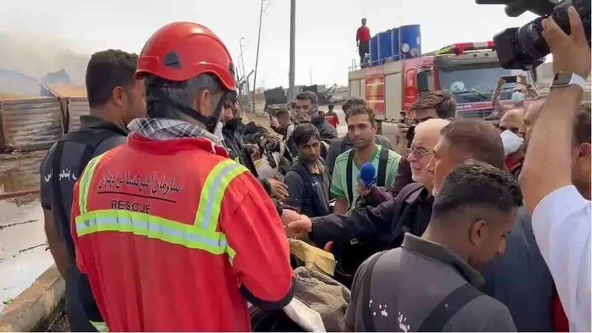 وزیر کشور از محل حادثه بندر شهید رجایی بازدید میدانی کرد