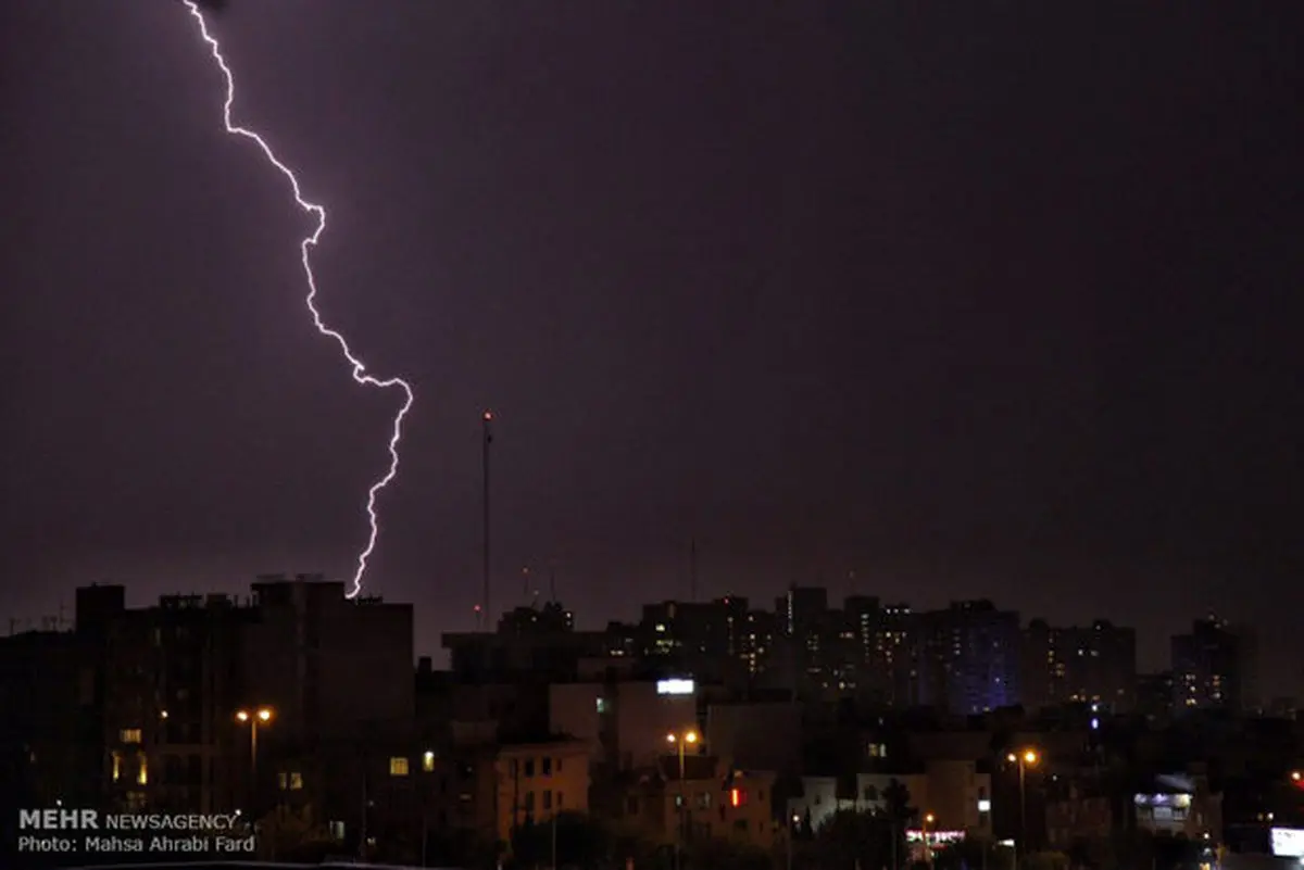 رگبار و رعد و برق در تهران؛ افزایش تدریجی دما از چهارشنبه
