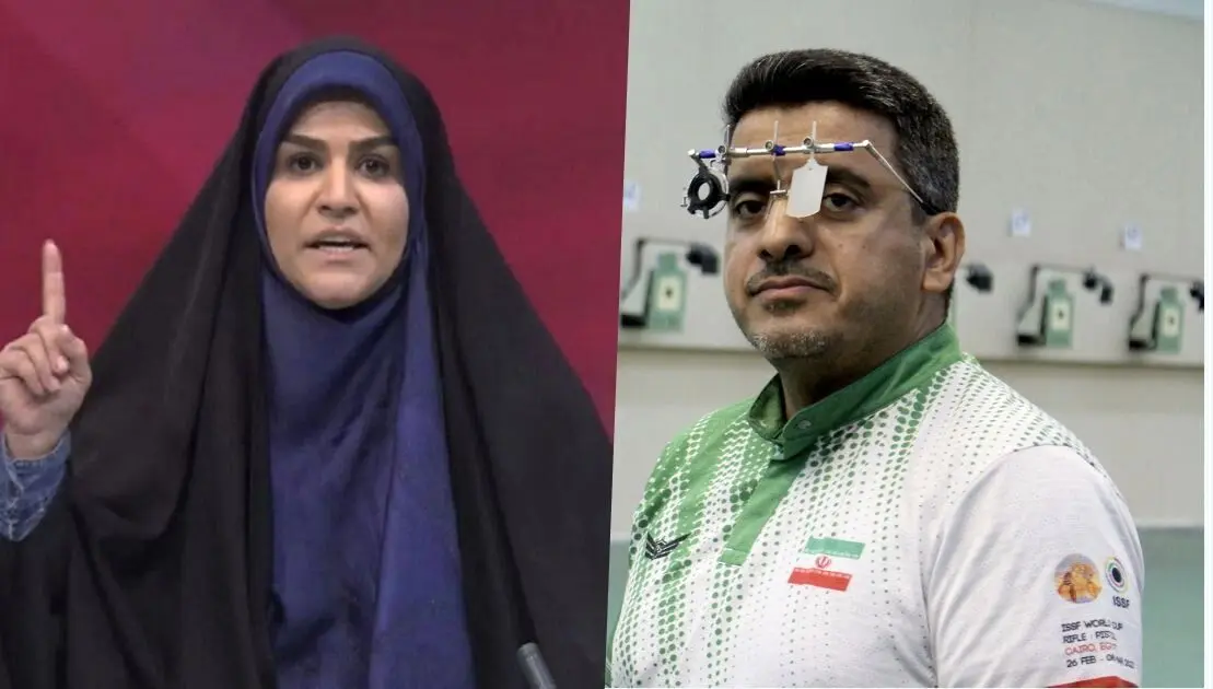 قهرمان المپیک، مدالش را به سحر امامی تقدیم کرد!