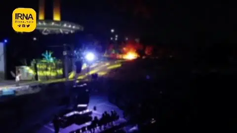لحظه انفجار در برج میلاد+ ویدئو