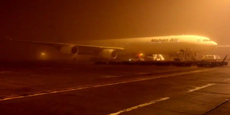 گرد و غبار فعالیت فرودگاه بغداد را تعطیل کرد