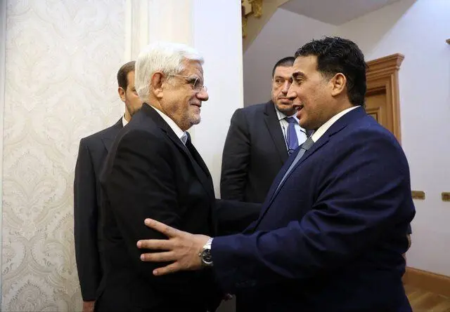 عارف: ایران مخالف هرگونه دخالت خارجی در امور داخلی لیبی است / رئیس شورای ریاستی لیبی:  ایران می‌تواند نقشی مهمی در  ارتقاء ثبات در لیبی داشته باشد
