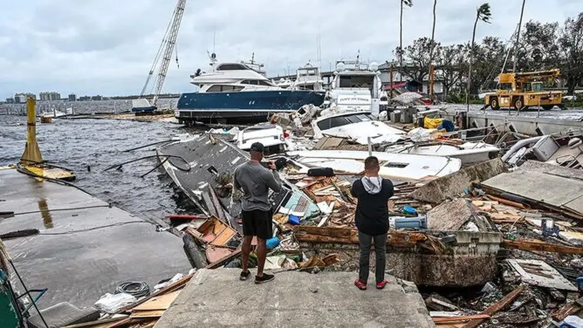 تعداد قربانیان توفان ایان در آمریکا به ۷۰ نفر افزایش یافت