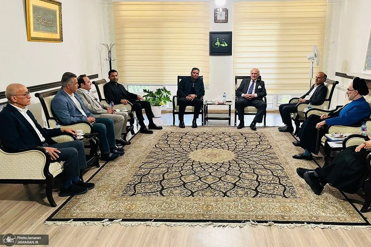 ملاقات پیشکسوتان پرسپولیس با خاتمی + عکس