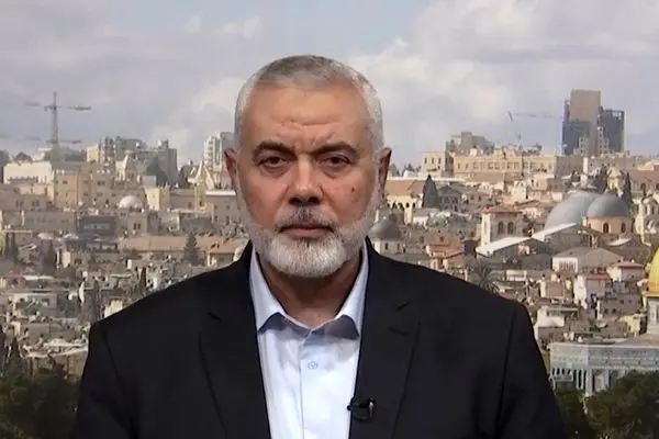 اسماعیل هنیه: آمده‌ایم از طرف غزه به مردم ایران تسلیت بگوییم