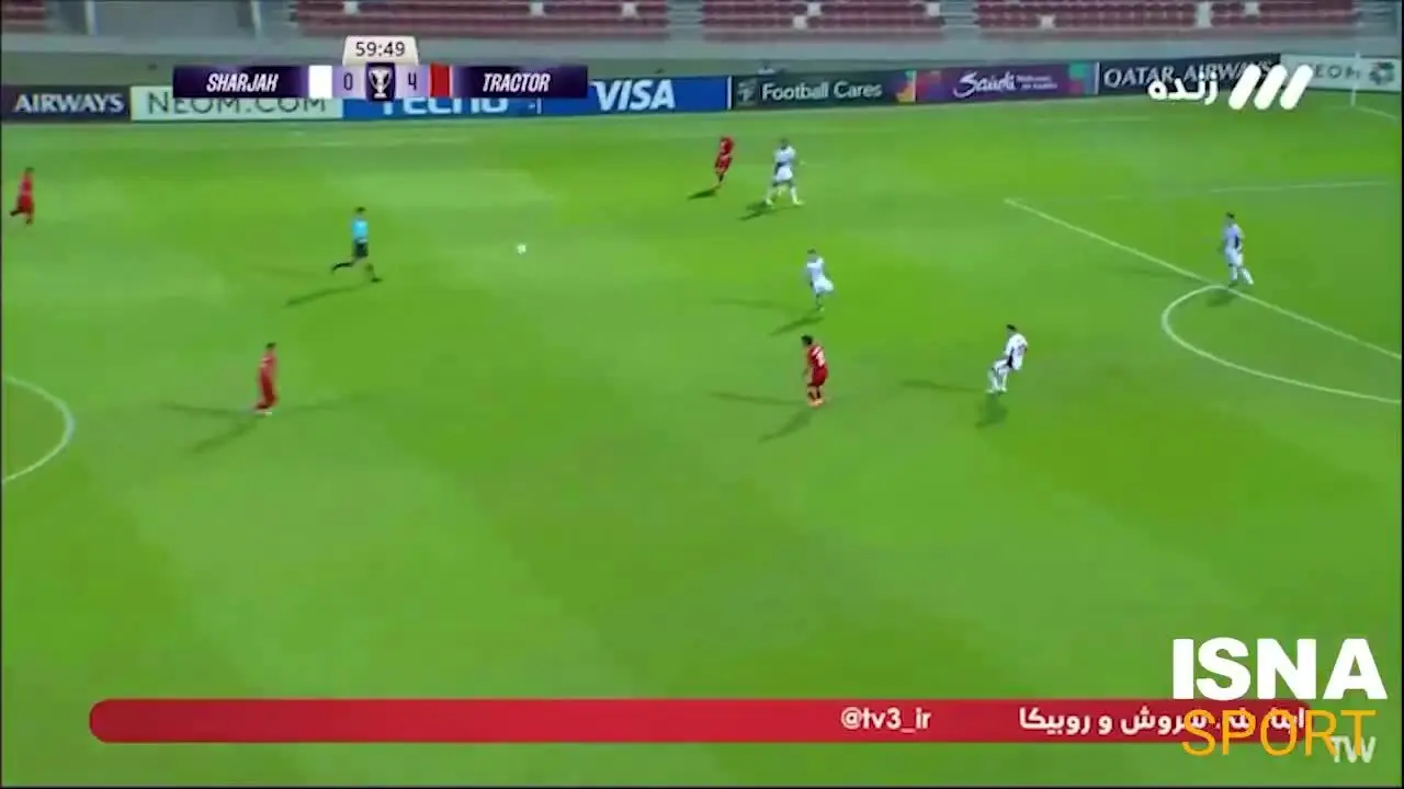 ببینید| خلاصه دیدار الشارجه و تراکتور