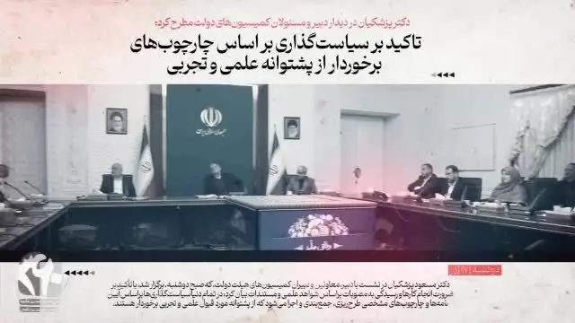  ببینید| ۳۶۰ ثانیه با رئیس‌جمهور؛ مرور تصمیم‌ها و اقدامات هفته‌ای که گذشت