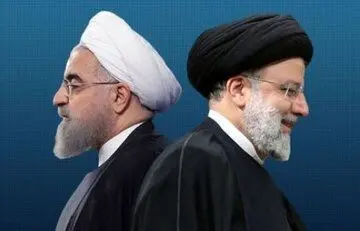 تصویر | پیروزی روحانی مقابل رییسی در نظرسنجی توئیتری
