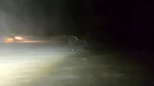 ببینید| هم اکنون بارش شدید برف معدن مس سر چشمه رفسنجان