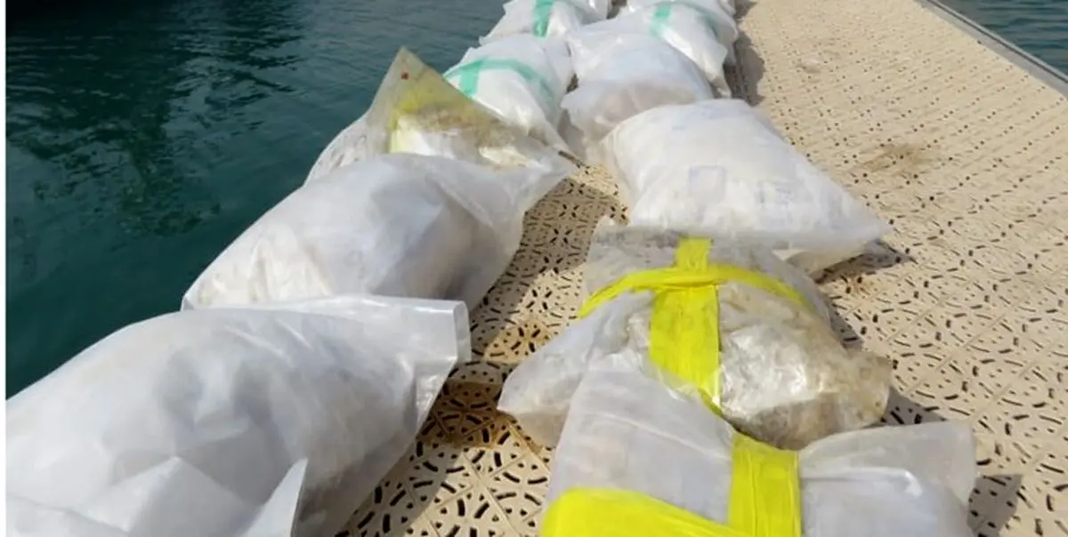 جزییات توقیف شناور حامل ۱.۵ تن موادمخدر در آبهای خلیج فارس