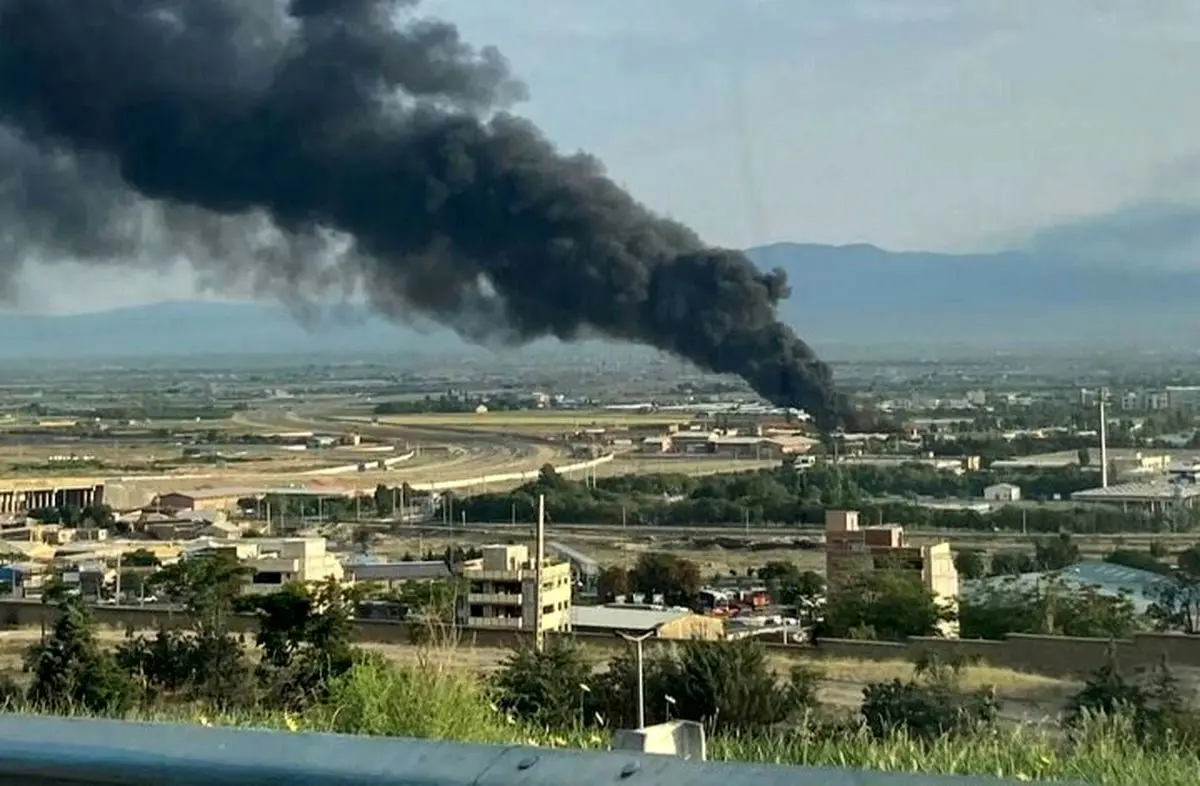 انفجار کنترل شده در پایگاه هوایی شهید فکوری تبریز