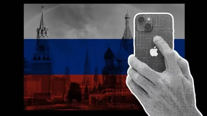 استفاده از گوشی آیفون برای مقام های دولتی روس ممنوع شد