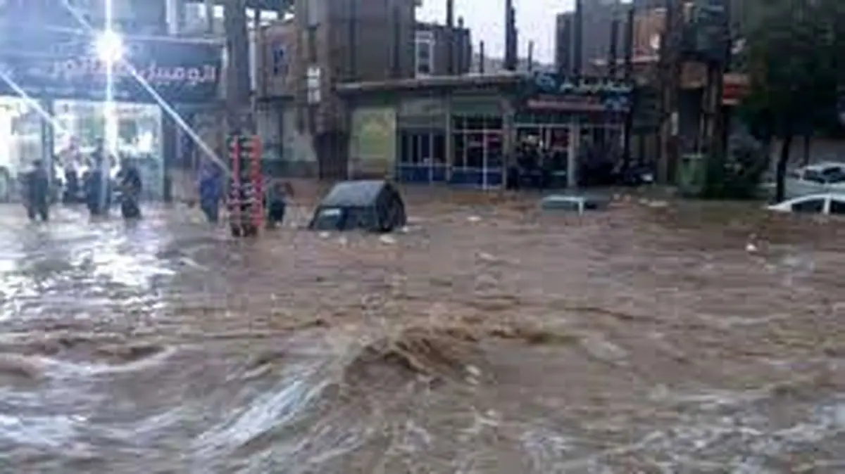 وقوع سیلاب وحشتناک در استان سمنان + ویدئو