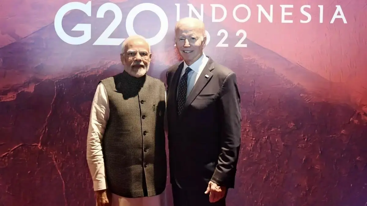 دیدار نخست وزیر هند و رییس جمهوری آمریکا در حاشیه اجلاس گروه ۲۰