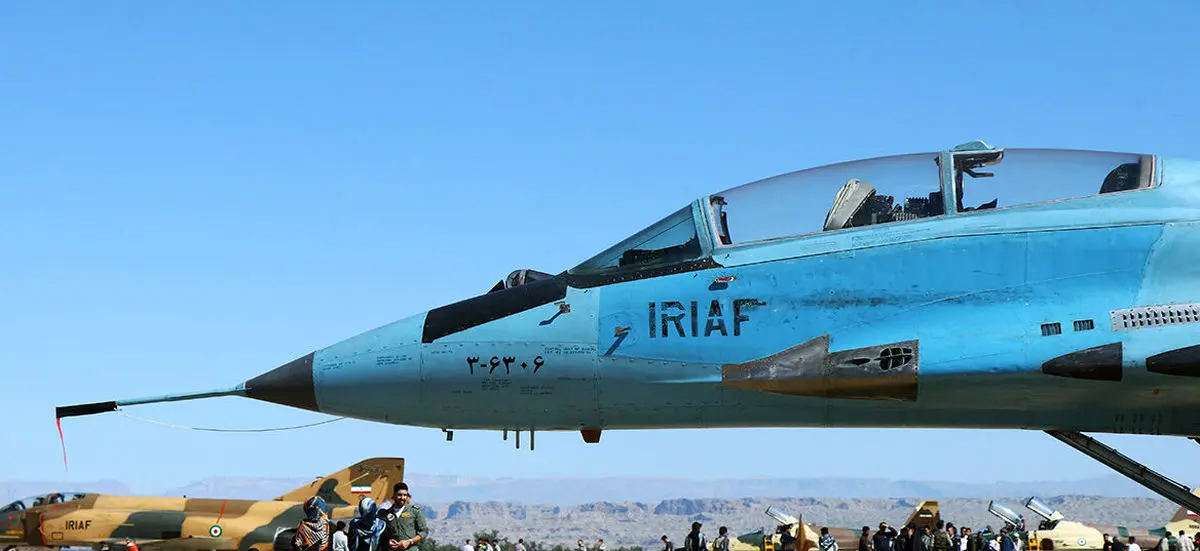 عکس| اولین جنگنده اف-۱۴ تامکت که وارد ایران شد