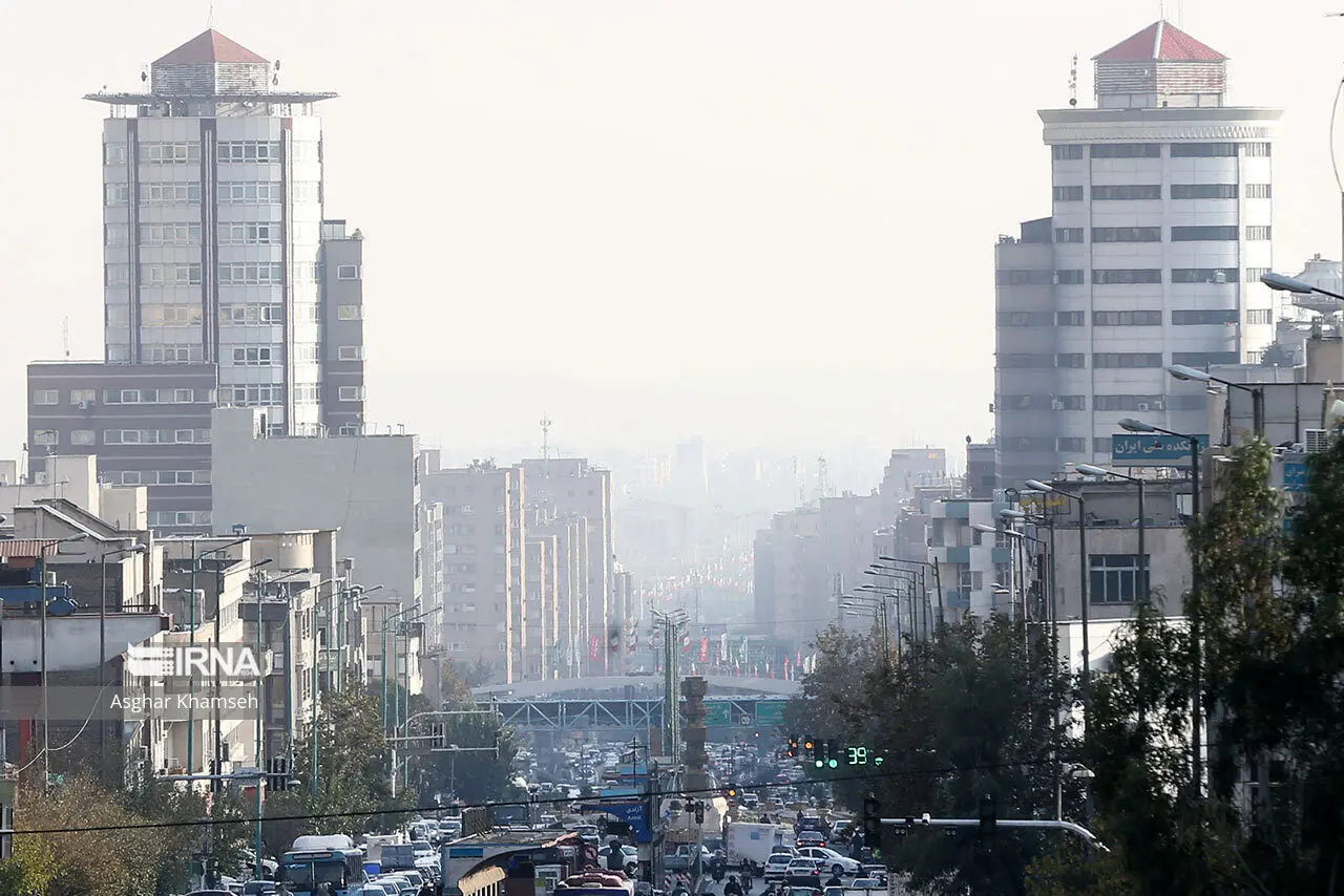 منطقه،شهرداري،شرايط،ناسالم،هواي،كيفيت،تهران،نارنجي