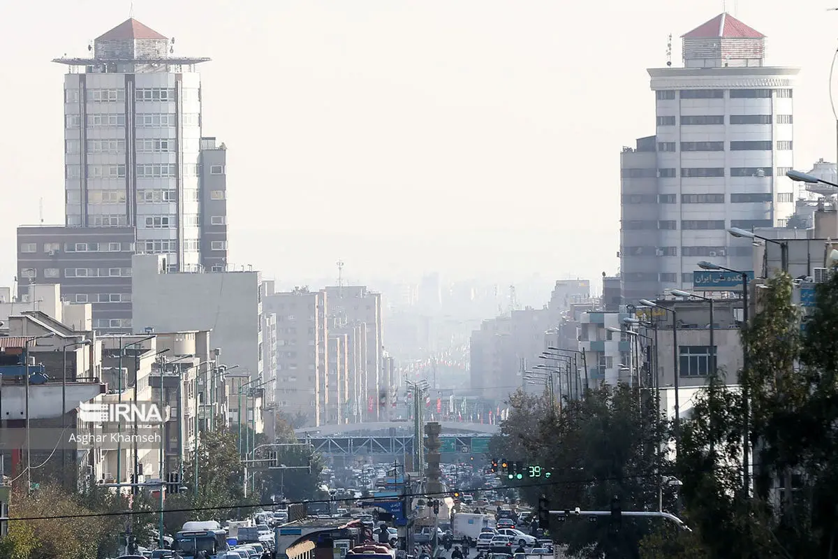 وضعیت هوای تهران در شرایط نارنجی و ناسالم برای گروه‌های حساس قرار گرفت