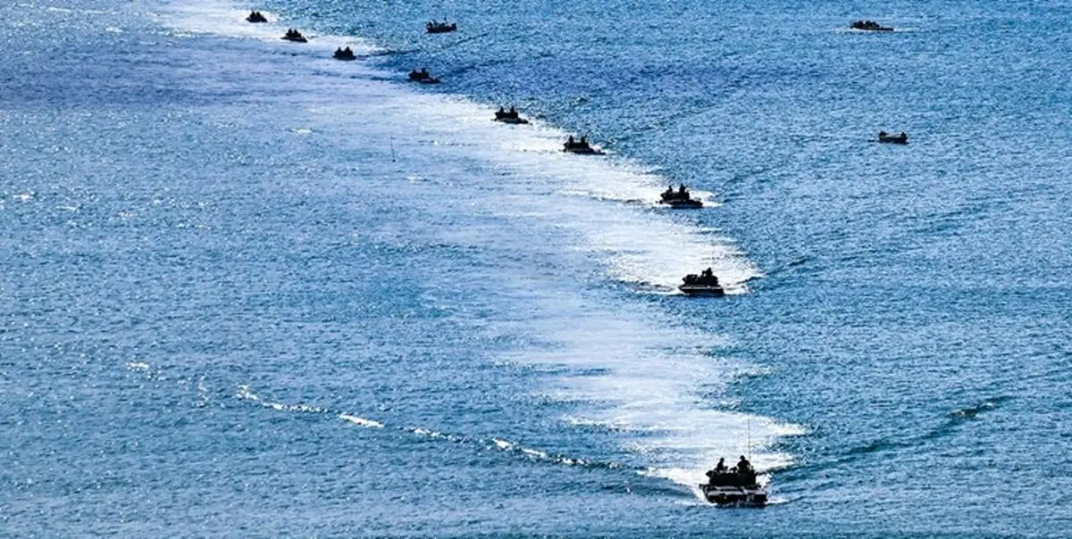 رزمایش دریایی و هوایی ارتش چین اطراف تایوان