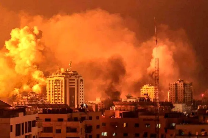 دانشگاه الازهر غزه با خاک یکسان شد + ویدئو