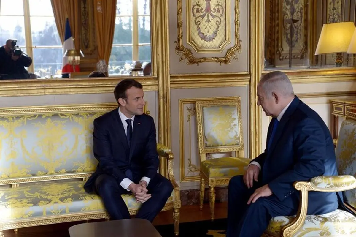 مکرون از نتانیاهو برای سفر به فرانسه و رایزنی درباره ایران دعوت کرد