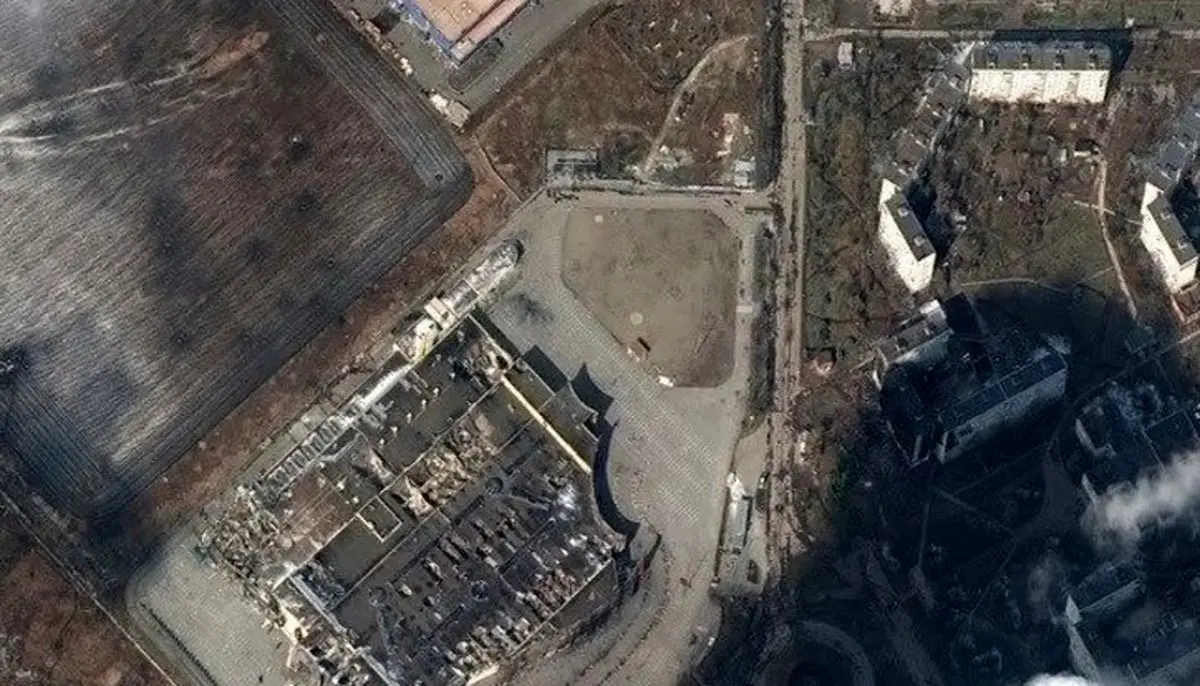 تصاویر ماهواره‌ای وحشتناک گوگل از بلایی که روسیه بر سر این شهر اوکراین آورد