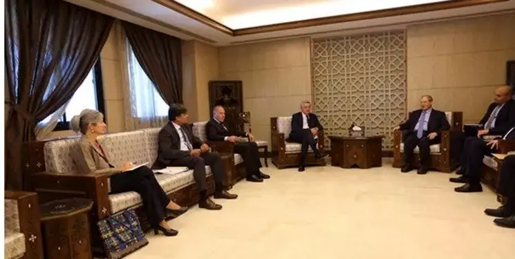 دیدار یک مقام سازمان ملل با وزیر خارجه سوریه