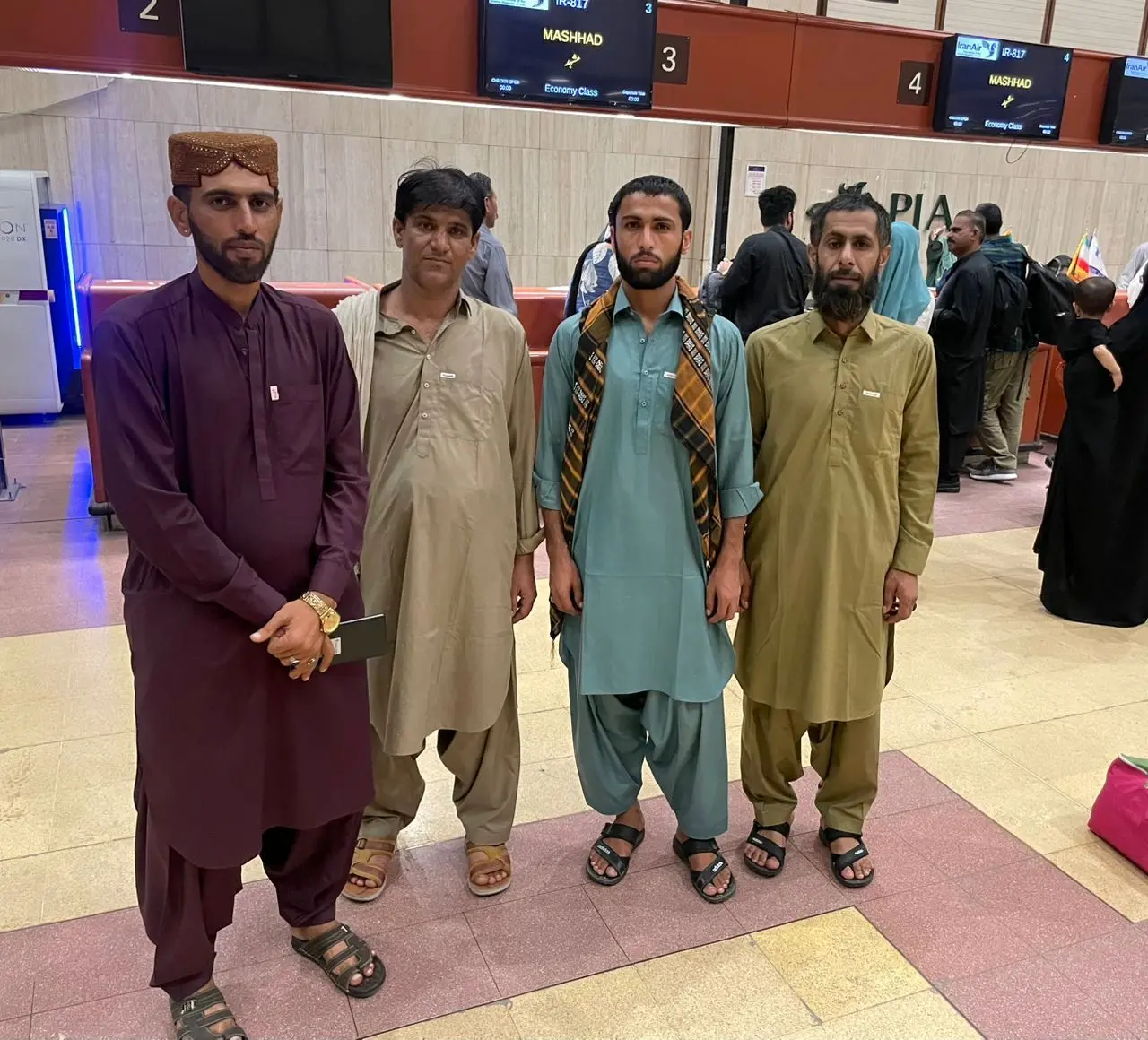  ۴ شهروند زندانی ایرانی در پاکستان آزاد شده و به میهن بازگشتند