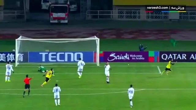 ببینید| گل دوم سپاهان به الحسین توسط عسکری