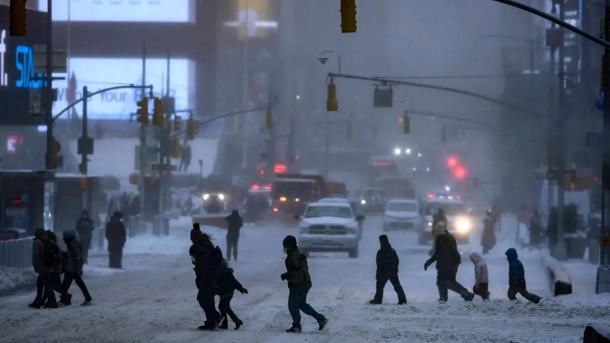 اعلام وضعیت اضطراری در نیویورک به دلیل طوفان شدید زمستانی