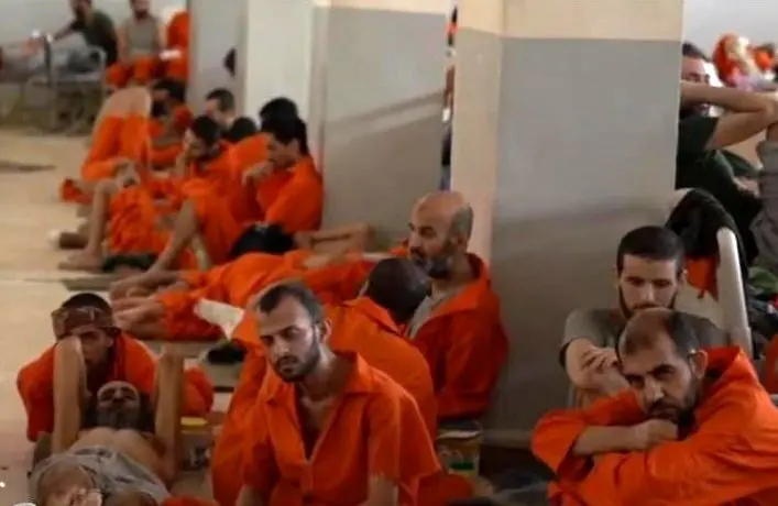فرار زندانی‌های داعشی از زندانی در مرز عراق