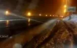 ببینید| برف و کولاک در گردنه گدوک فیروزکوه