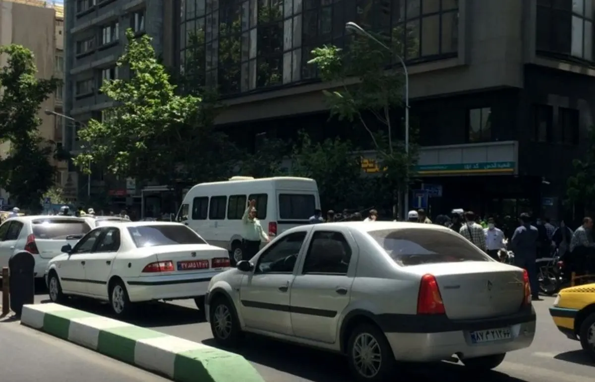 اولین تصویر از ضارب مسلح خیابان طالقانی