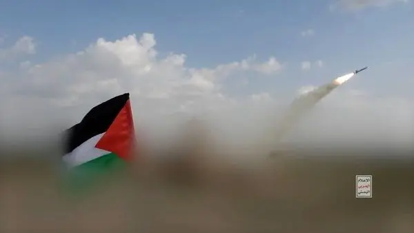 شلیک موشک بالستیک از یمن به اراضی اشغالی